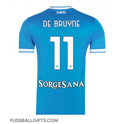 SSC Napoli Kevin De Bruyne #11 Fußballbekleidung Heimtrikot 2025-26 Kurzarm SSC Napoli Kevin De Bruyne #11 Fußballbekleidung Heimtrikot 2025-26 Kurzarm